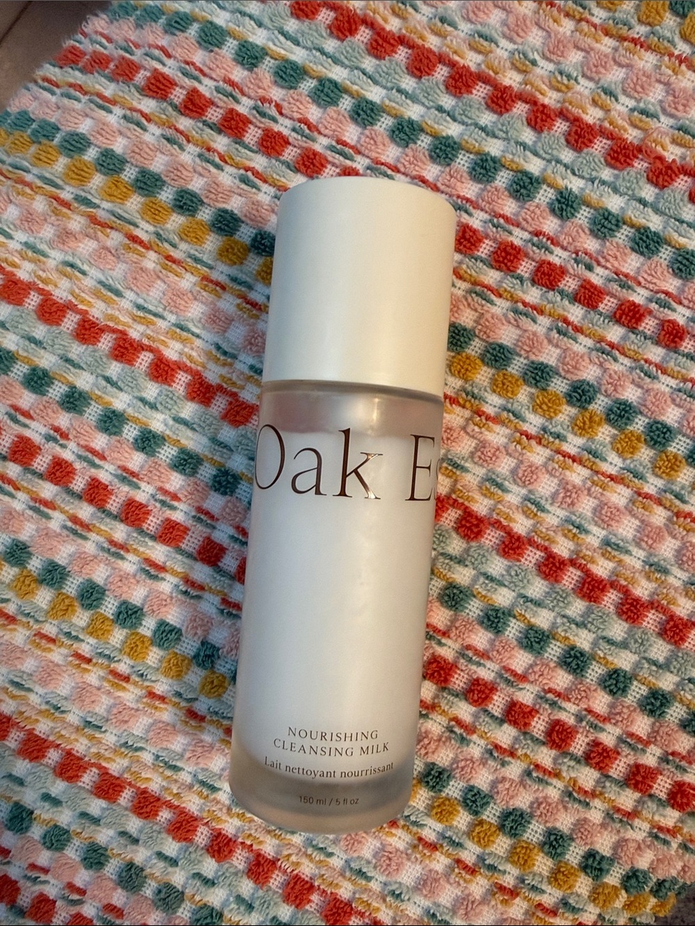 Oak Essentials Cleansing Milk - Frosted White Bottle 5 oz